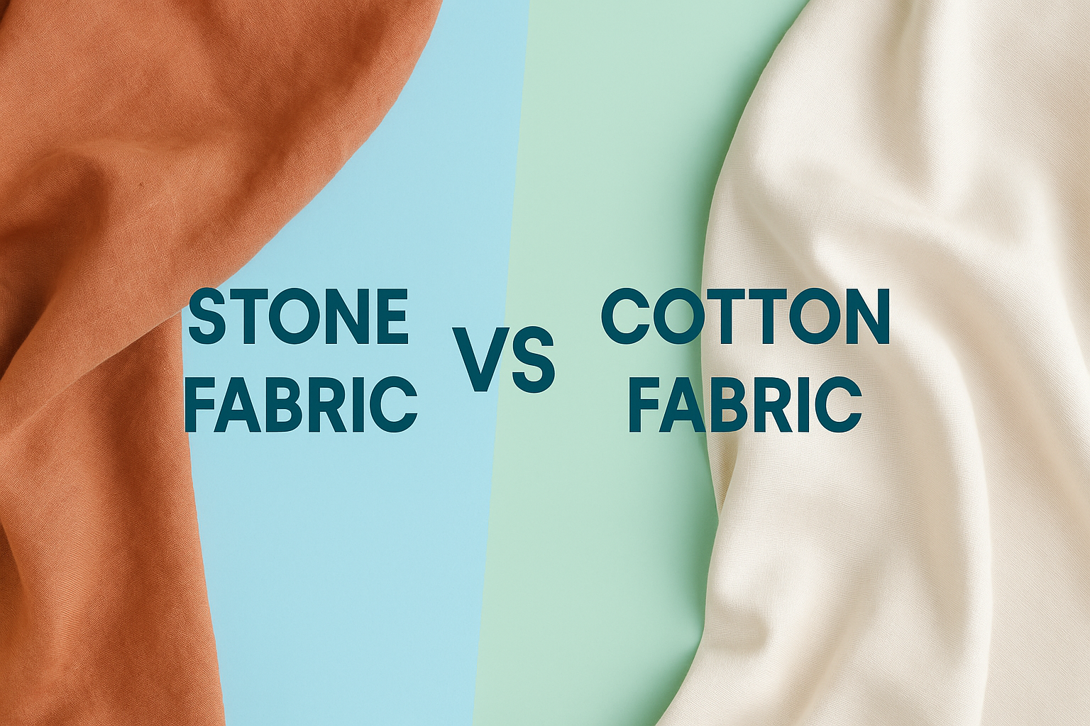 ผ้าสโตน (Stone Fabric) VS ผ้าฝ้าย (Cotton Fabric): เลือกแบบไหนดีกว่ากัน?