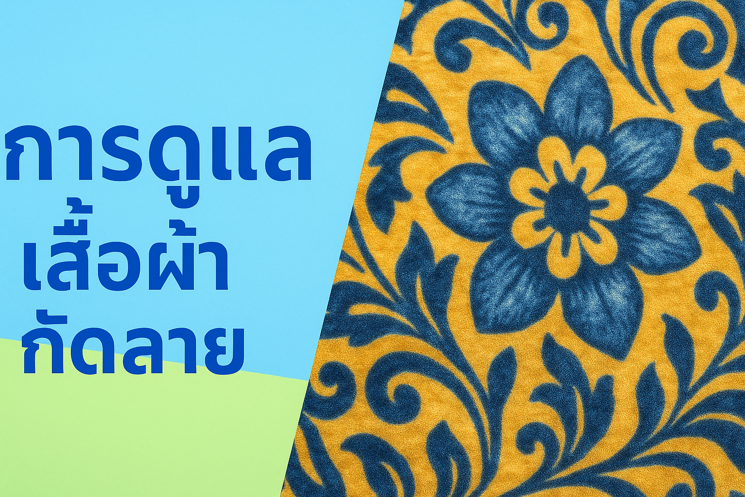 วิธีดูแลเสื้อผ้ากัดลาย: เคล็ดลับการซัก-รีด-เก็บรักษาให้สวยคงทน