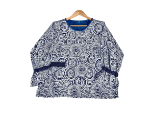 เสื้อผ้าเยื่อไผ่ลายหอยสังข์และลายก้นหอย (ผู้หญิง)