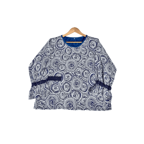 เสื้อผ้าเยื่อไผ่ลายหอยสังข์และลายก้นหอย (ผู้หญิง)