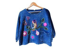 เสื้อผ้าชินมัยลายปะนกฮูกสุดเก๋